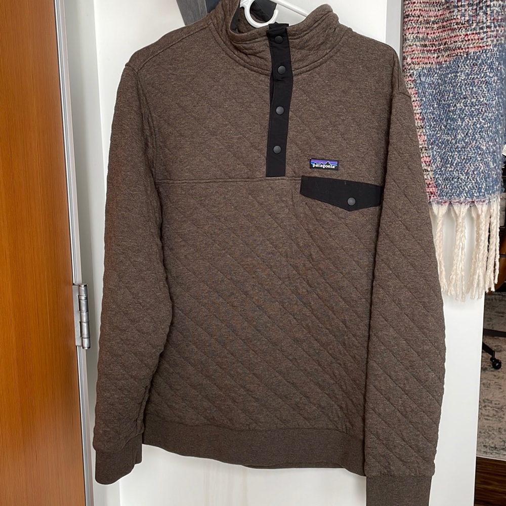 COPY - Patagonia quilt textured pullover